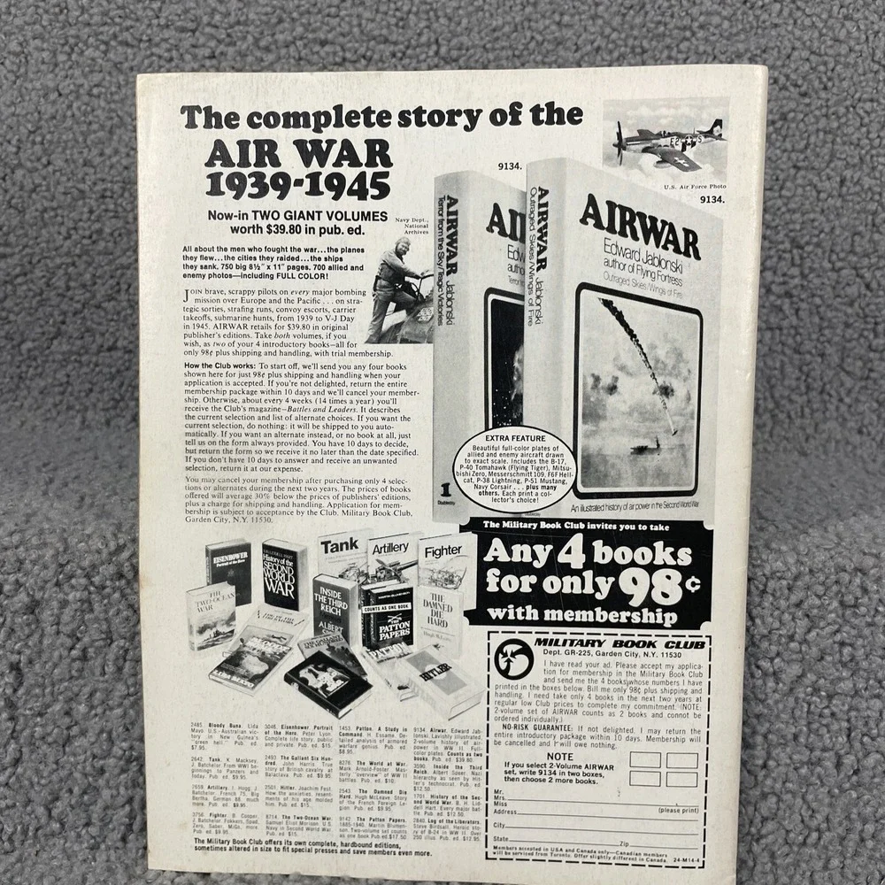 Air Combat Aviation Aircraft Airplane Magazine May 1975 Vol 3‎ No Number 3